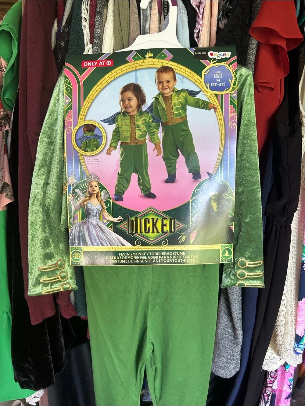 Wicked Flying Monkey Toddler Costume - Like New WITH homemade accessories